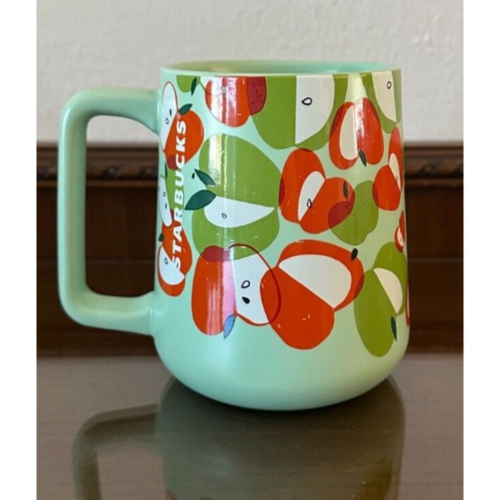 Starbucks Apple A Day 14oz Mug Teacher Appreciation 2020 Mint Green